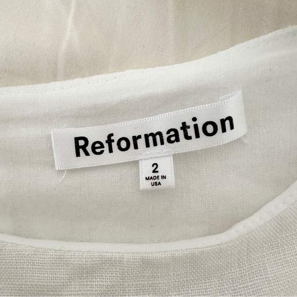 Reformation Jessi Linen Dress 2 - Picture 4 of 4